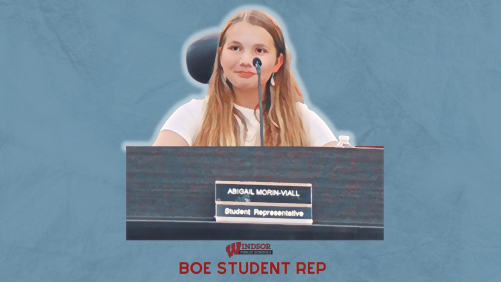Fall BOE Student REP Abigail Morin-Viall 
