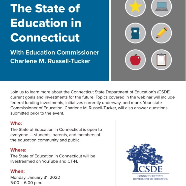 Learn more about the Connecticut State Department of Education’s current goals & investments for your child’s future! #beapartoftheconversation #parentadvocates #weareWINdsor