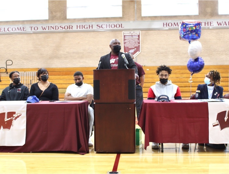 National Signing Day at Windsor High School.   #NSD22 