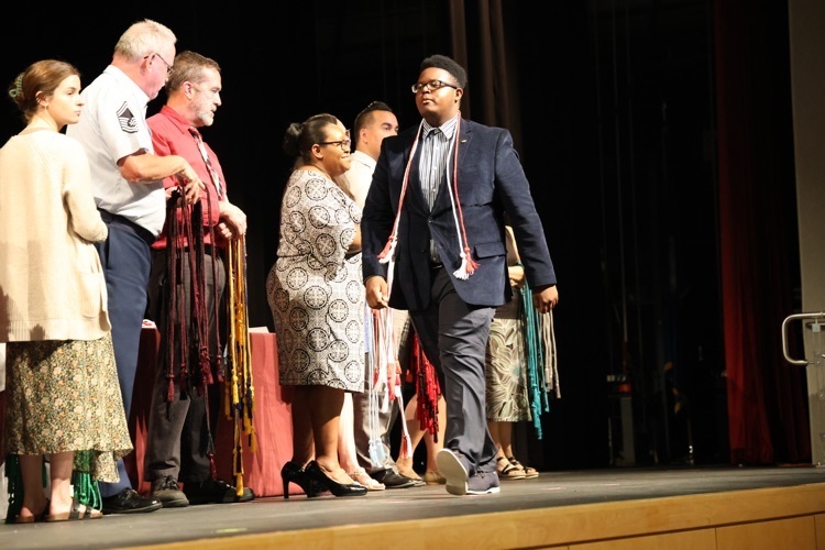 WHS students receive their honor cord
