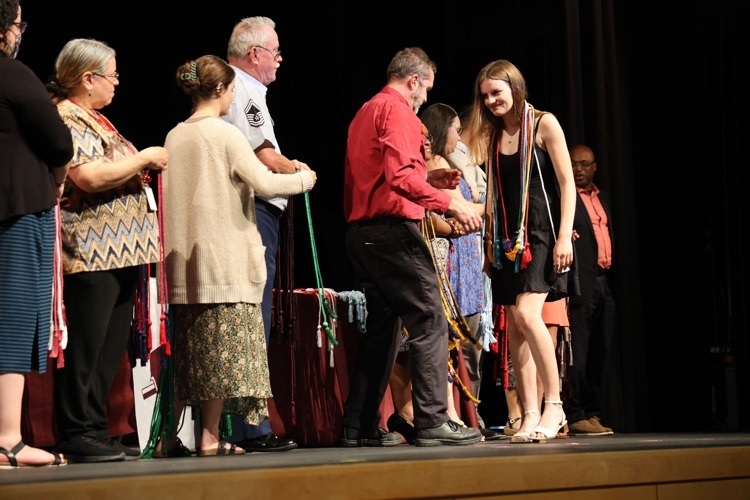 WHS students receive their honor cord