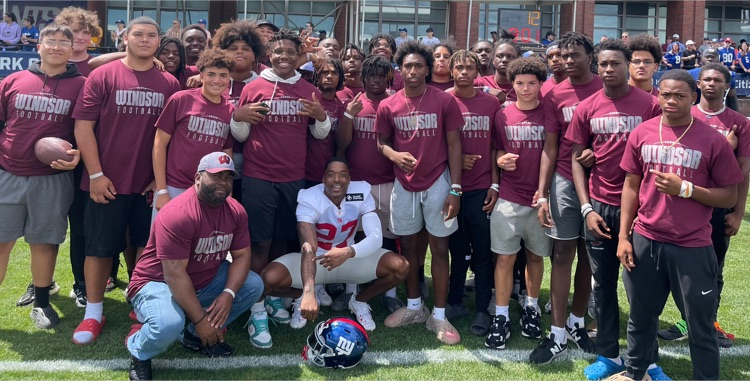 wHS football team at NY giants Training Camp 