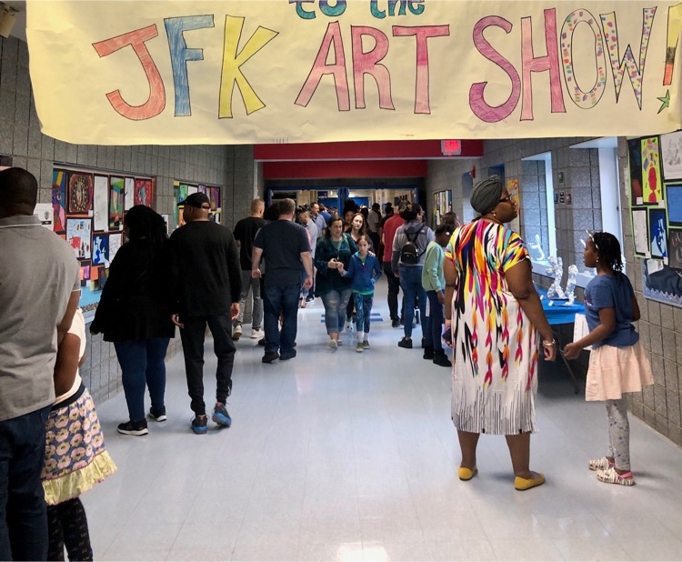 jfk art show entrance 